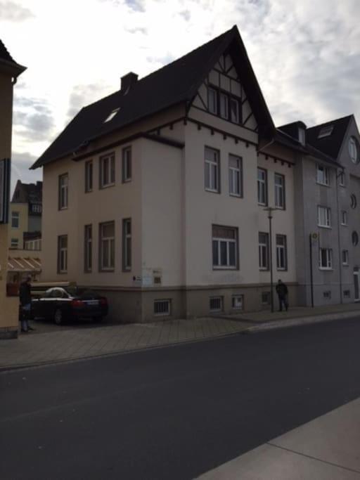 Apartmenthaus Am Bahnhof Detmold Exterior foto